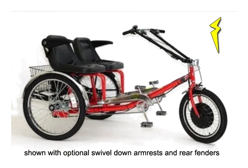 Worksman Side-by-Side Electric Lightning SBST-3CB-HB